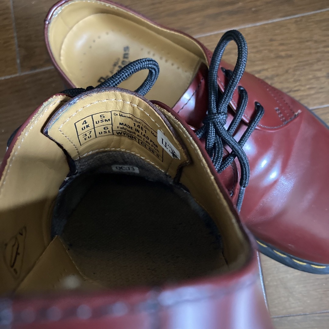 Dr.Martens(ドクターマーチン)の最終お値下げ　ドクターマーチン　4UK ブラウン　3ホールレースアップシューズ レディースの靴/シューズ(ローファー/革靴)の商品写真