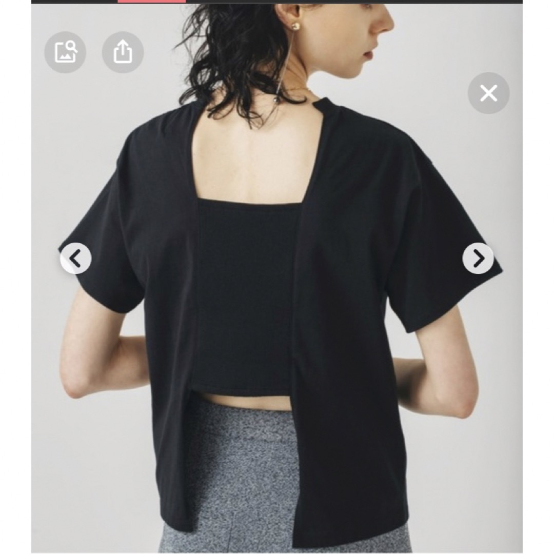 led.tokyo  バックリブTシャツ メンズのトップス(Tシャツ/カットソー(半袖/袖なし))の商品写真