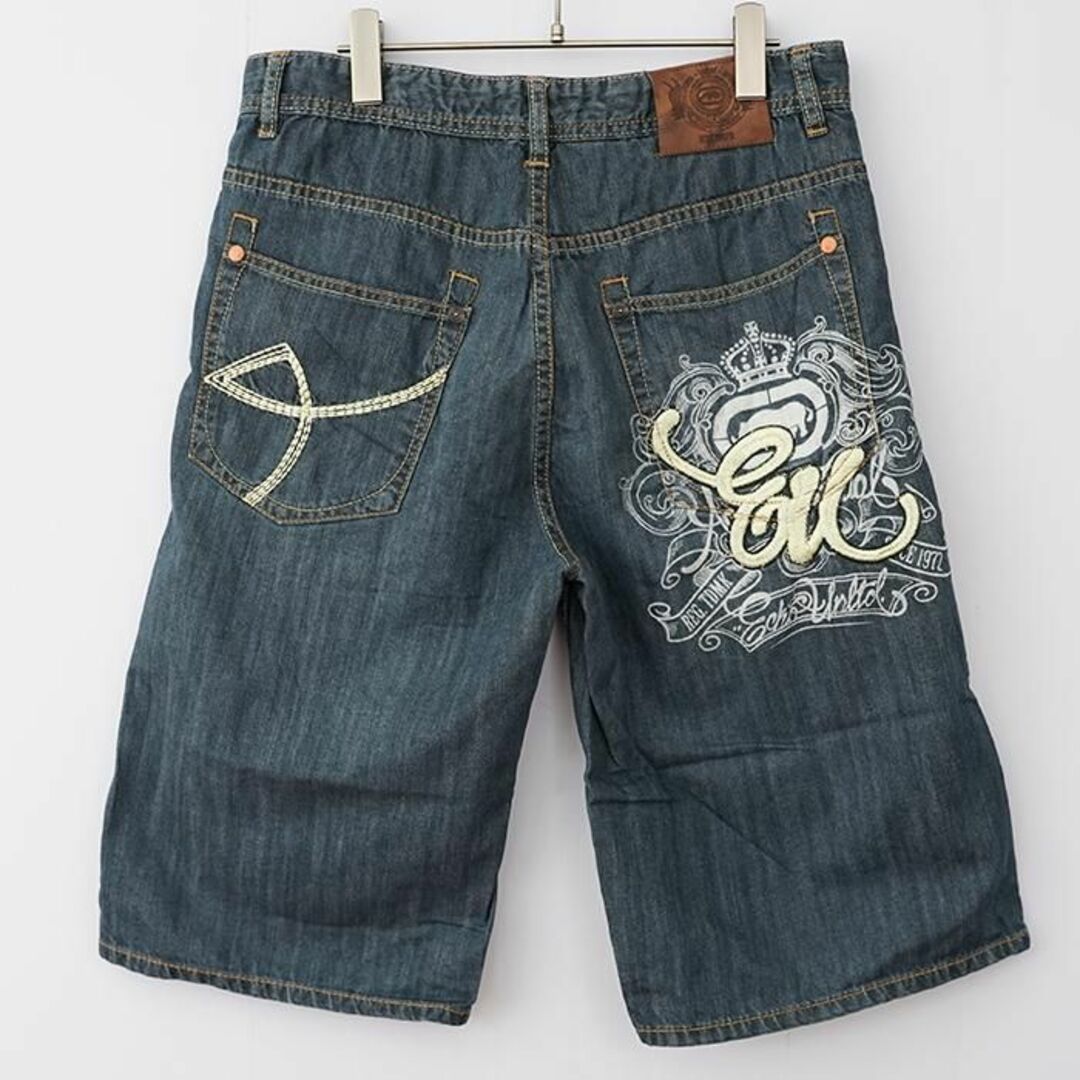 ECKO UNltd エコー アンリミテッド デニム ハーフパンツ W32