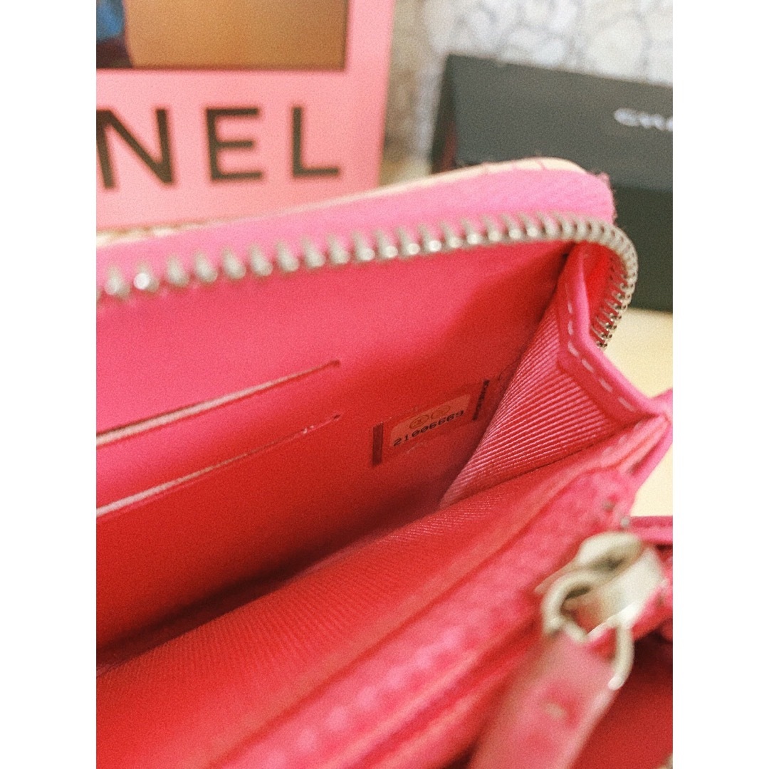 レア限定♡CHANEL ピンクグラデ ミドルサイズ コインケースx カードケース
