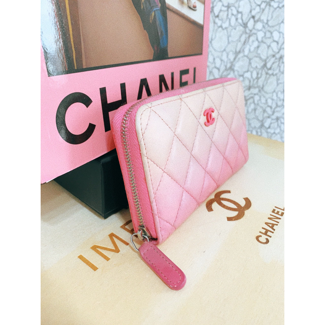 レア限定♡CHANEL ピンクグラデ ミドルサイズ コインケースx カードケース