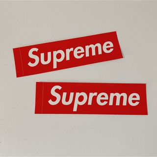 シュプリーム(Supreme)のsupremeステッカー2枚セット(ノベルティグッズ)