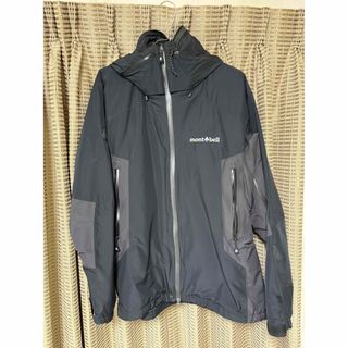 モンベル(mont bell)のmontbell モンベル ドロワットパーカ L 黒 Gore tex(登山用品)