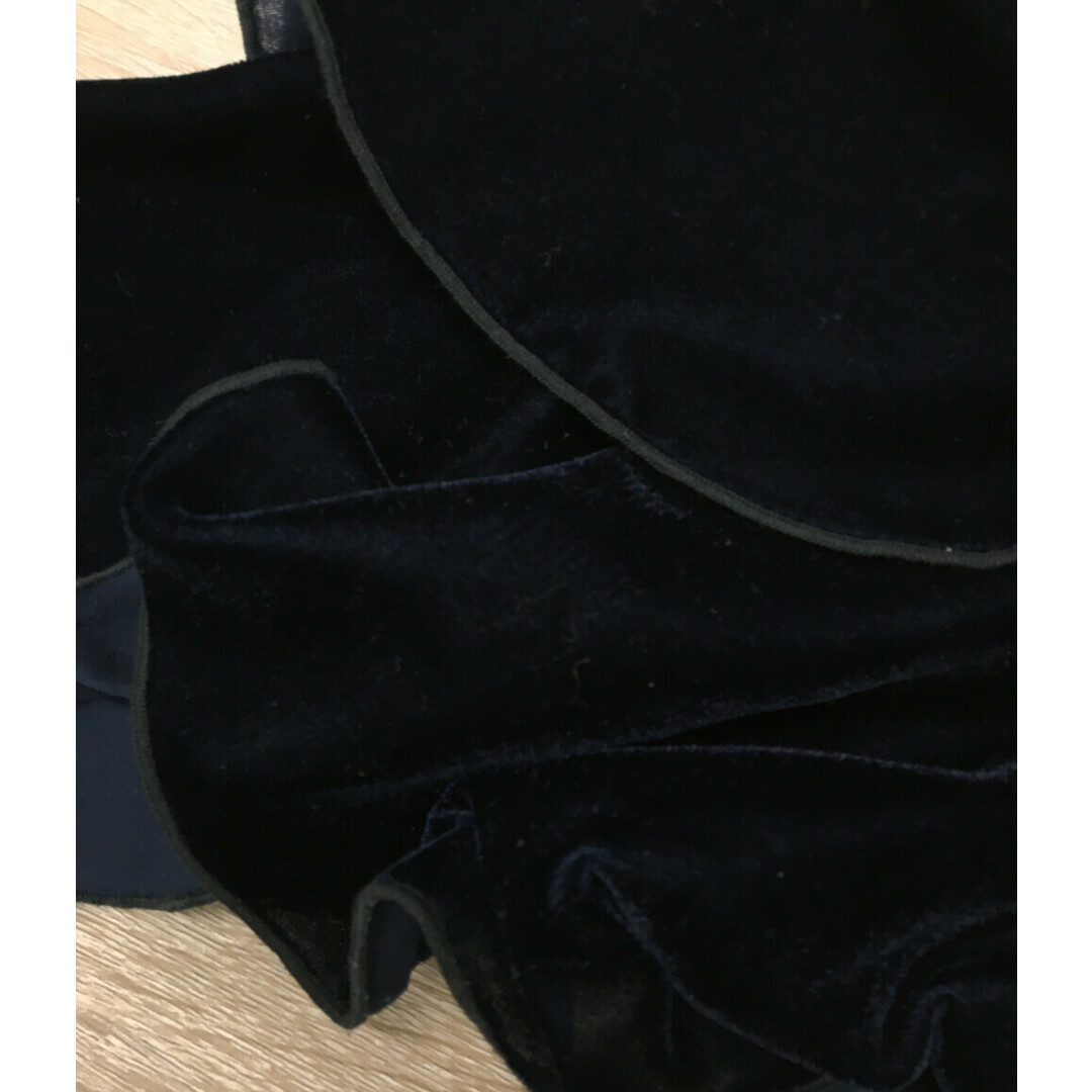 カラー kolor ベロア生地 裾フリル 半袖Tシャツ    レディース 1 5