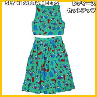 スライ(SLY)のSLY × PARRA MEETS コラボ セットアップ　トップス & スカート(セット/コーデ)