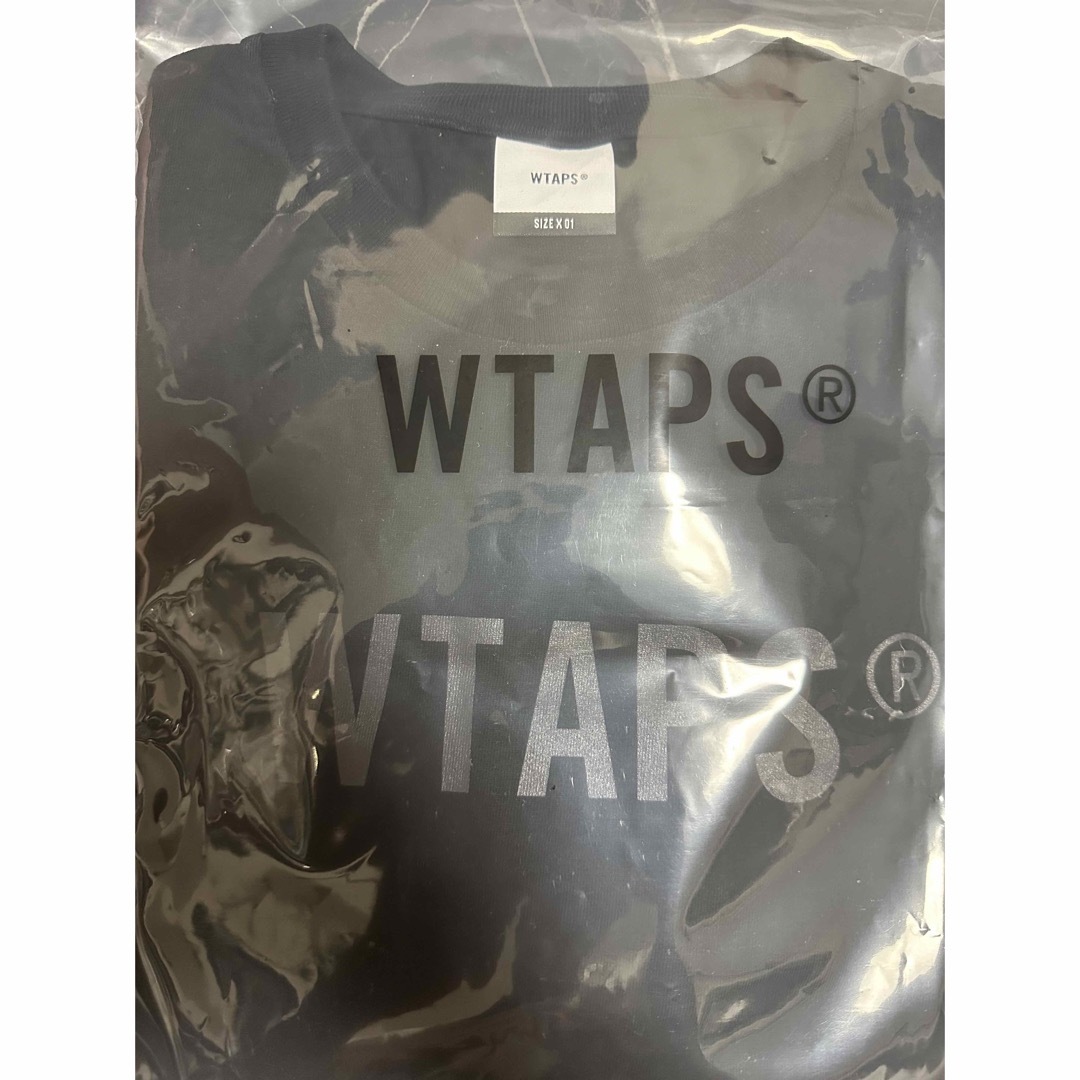 W)taps(ダブルタップス)のWTAPS SIGN SS COTTON 黒 23SS SPOT S 国内正規 メンズのトップス(Tシャツ/カットソー(半袖/袖なし))の商品写真