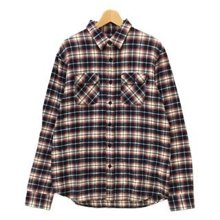 ステューシー(STUSSY)の美品 ステューシー ネルシャツ 長袖シャツ チェック柄 メンズ MEDIUM(シャツ)