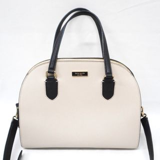 ケイトスペードニューヨーク(kate spade new york)のケイトスペード 2Wayハンドバッグ ベージュ×ブラック レディース Kate Spade 中古 超美品 ID330822(ハンドバッグ)