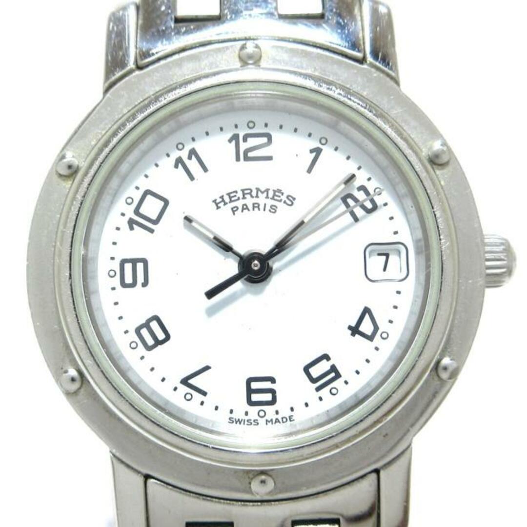 日本限定モデル】 エルメス 腕時計 クリッパー CL4.210 白 腕時計