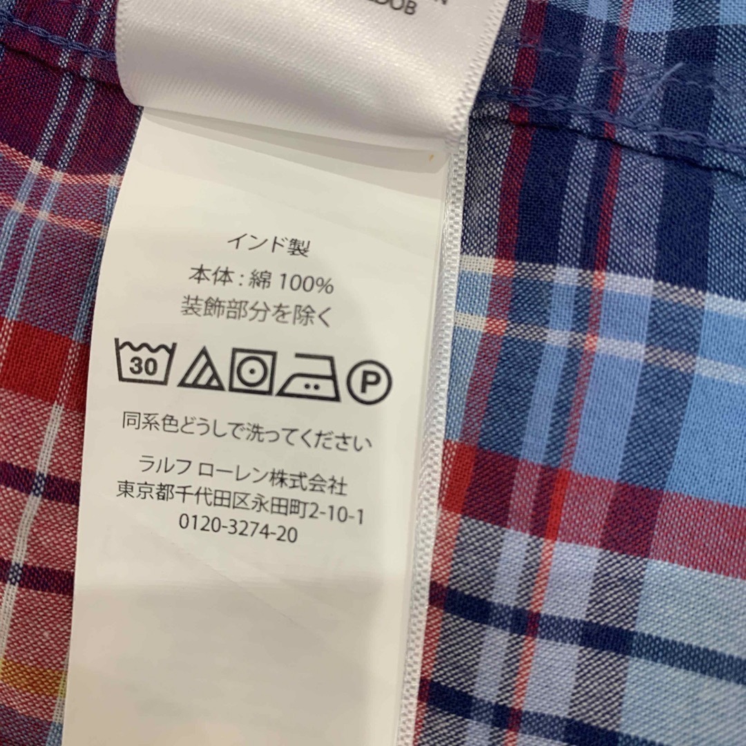 Ralph Lauren(ラルフローレン)のラルフローレン半袖シャツ　150cm キッズ/ベビー/マタニティのキッズ服男の子用(90cm~)(Tシャツ/カットソー)の商品写真