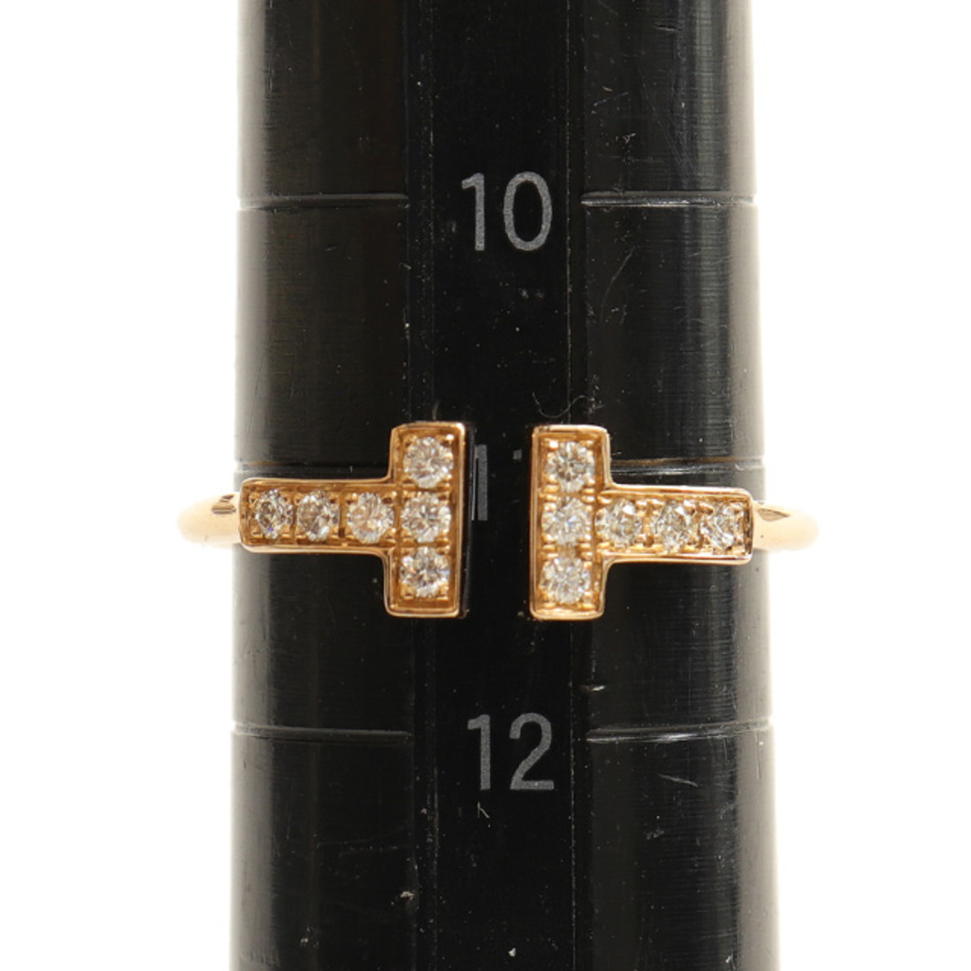Tiffany & Co.(ティファニー)の (新品仕上げ済) ティファニー TIFFANY T ワイヤー ダイヤ リング 約11号 K18 PG × ダイヤ 指輪 8578 レディースのアクセサリー(リング(指輪))の商品写真