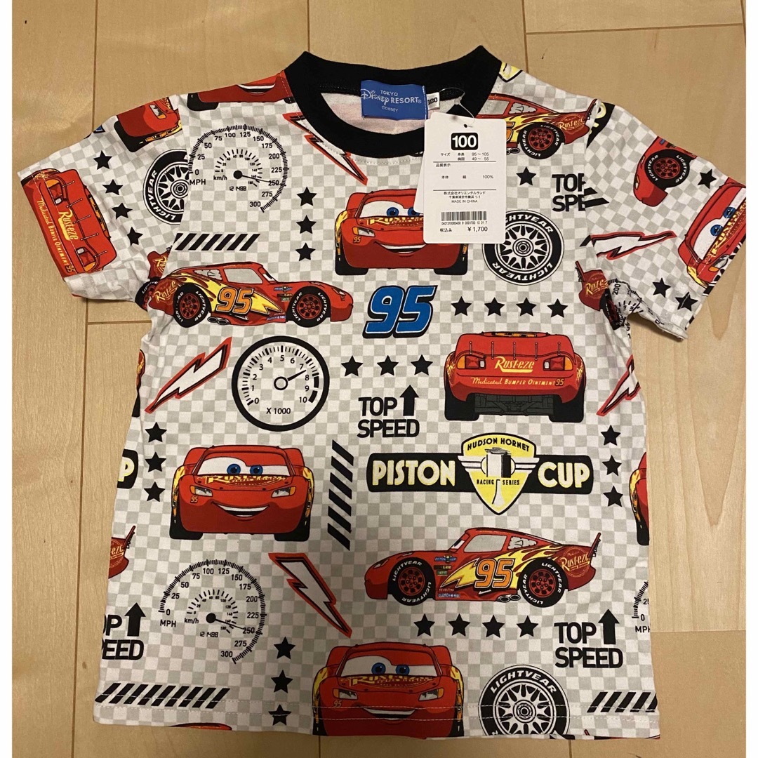 カーズ　Tシャツ　子供用　100センチ キッズ/ベビー/マタニティのキッズ服男の子用(90cm~)(Tシャツ/カットソー)の商品写真