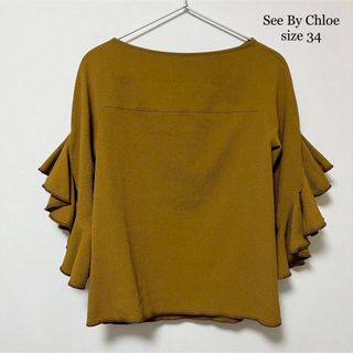 シーバイクロエ(SEE BY CHLOE)のSee By Chloe シーバイクロエ 袖フリル カットソー(シャツ/ブラウス(半袖/袖なし))