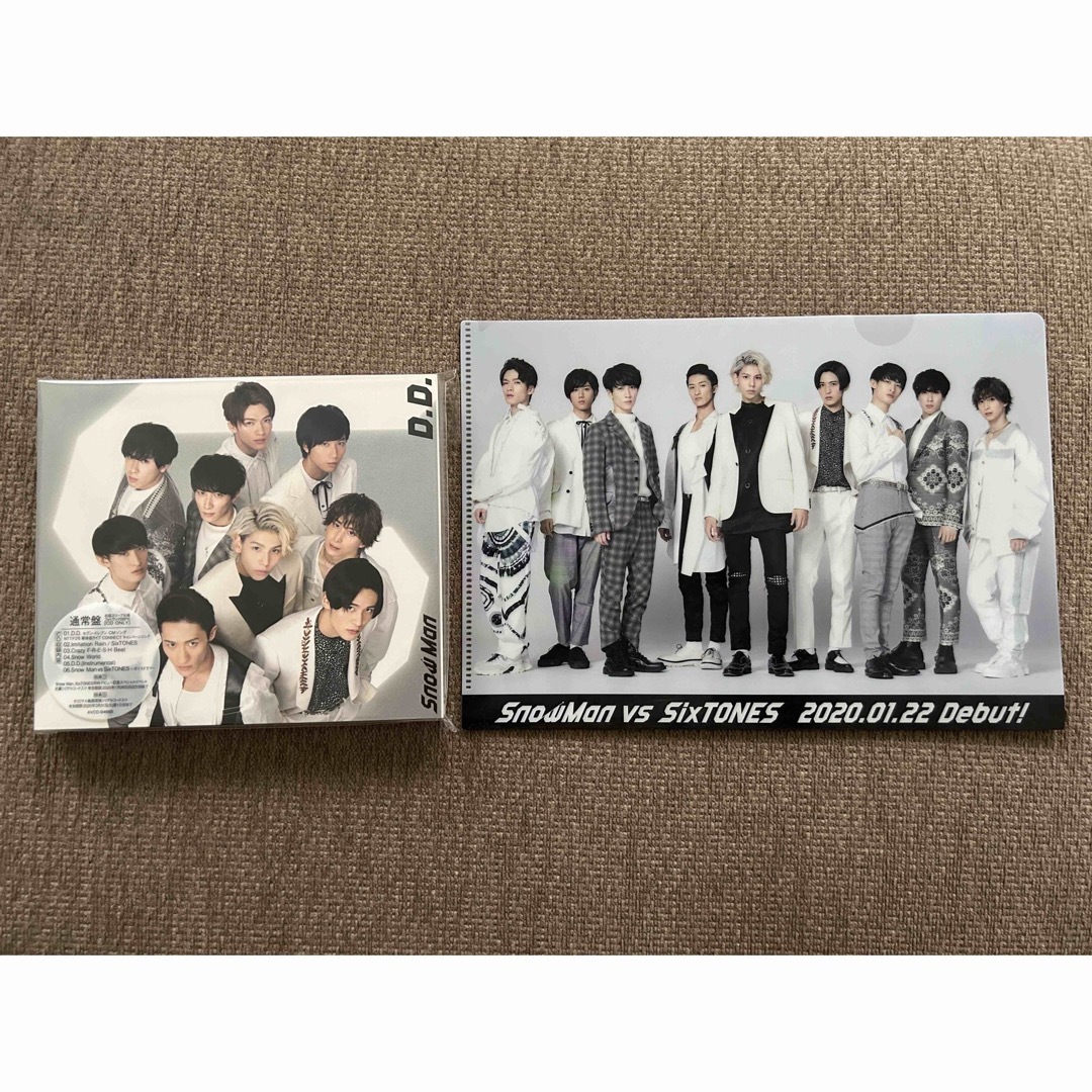 Snow Man(スノーマン)のSnow Man「D.D.」通常盤（初回生産分）＋特典 エンタメ/ホビーのCD(ポップス/ロック(邦楽))の商品写真