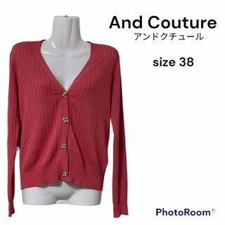 アンドクチュール(And Couture)のand couture アンドクチュール　ピンク　カーディガン　春服　冬服　秋服(カーディガン)