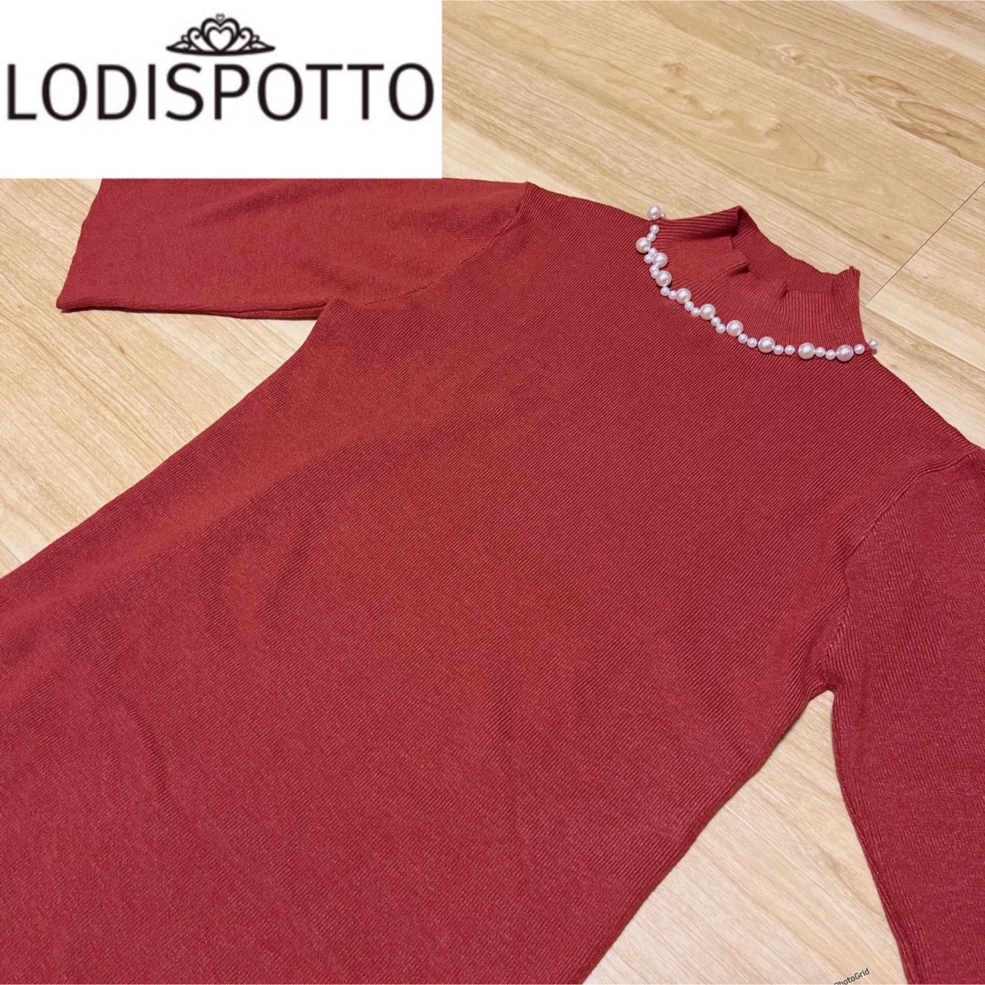 LODISPOTTO(ロディスポット)の新品　LODISPOTTO  半袖ニット レディースのトップス(ニット/セーター)の商品写真