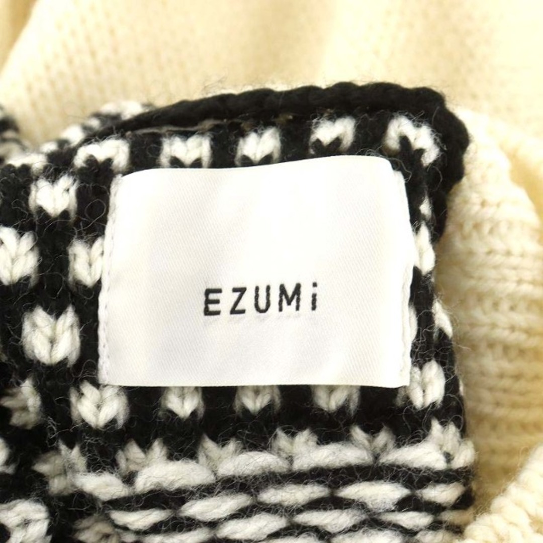 other - エズミ ezumi ニット セーター 長袖 ウール M 白 ホワイト 黒