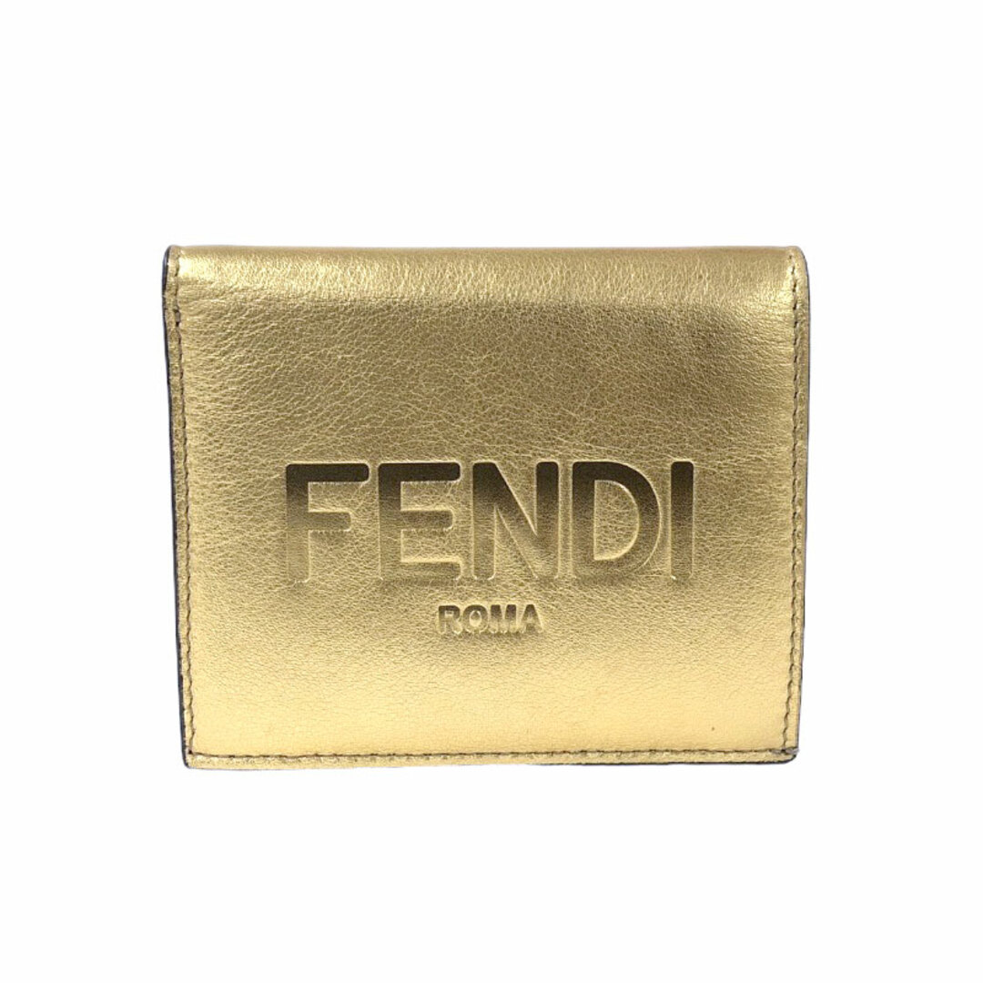 フェンディ FENDI ローマフェンディ ミディアムウォレット 二つ折