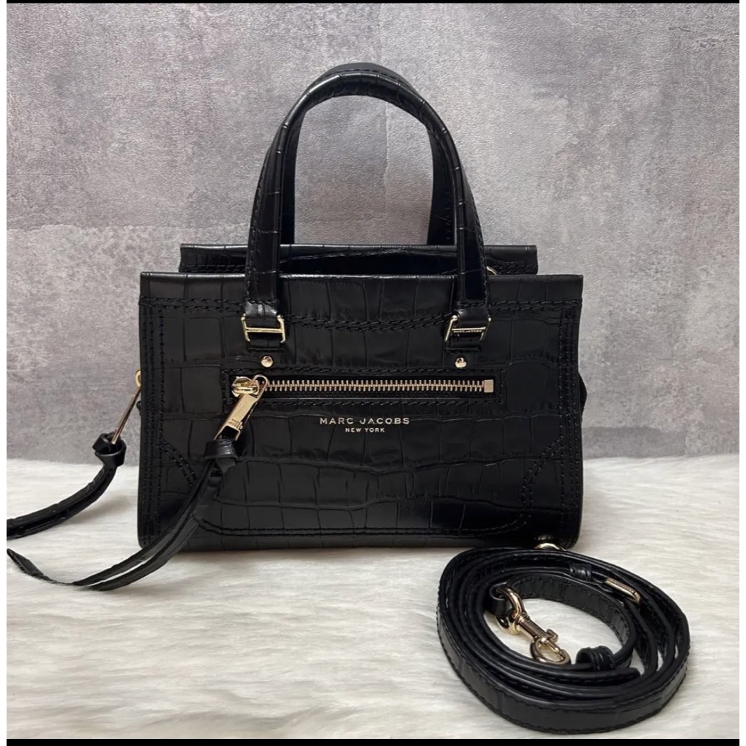 【希少】MARC JACOBS クロコ 2way THE TOTE BAG