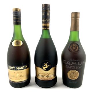 3本 REMY MARTIN CAMUS コニャック(ブランデー)