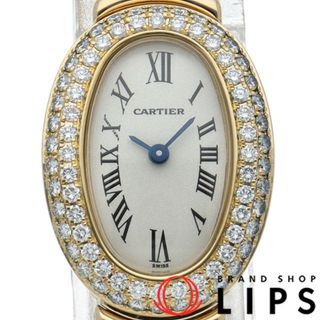 カルティエ CARTIER WF3210F3 ミニパンテール K18WG ベゼル2重ダイヤ クォーツ レディース _750628