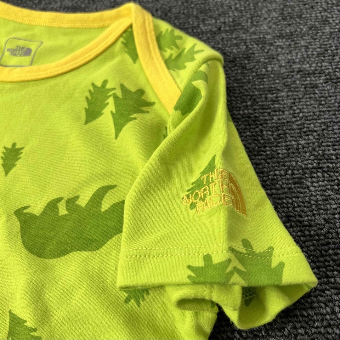 THE NORTH FACE ロンパース　アニマル　90cm キッズ/ベビー/マタニティのキッズ服男の子用(90cm~)(Tシャツ/カットソー)の商品写真