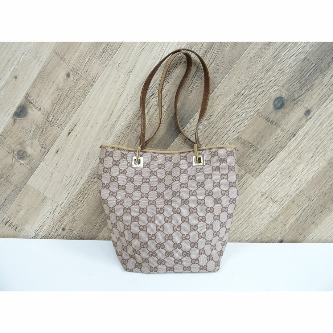 GUCCI - M広023 / GUCCI GG トートバッグ キャンバス レザー