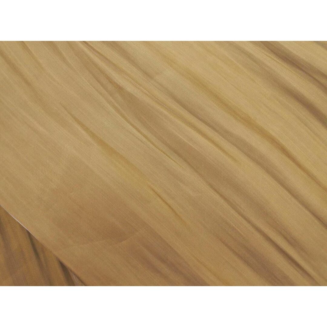 UNITED ARROWS(ユナイテッドアローズ)のグリーンレーベルリラクシング ユナイテッドアローズ サテン フレア スカート size36/茶 ■■ レディース レディースのスカート(ロングスカート)の商品写真