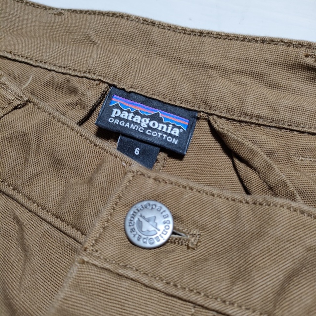 patagonia(パタゴニア)のpatagonia スタンドアップ オーガニックコットン 55335FA19 サイズ6 パンツ ブラウン レディース パタゴニア【中古】3-0707G△ レディースのパンツ(その他)の商品写真