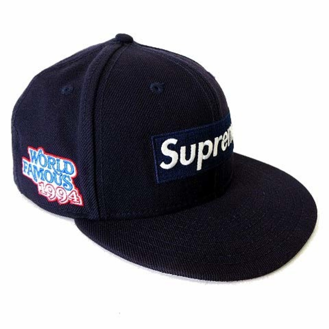 supreme newera cap 7-1/4boxニューエラシュプリームメンズ