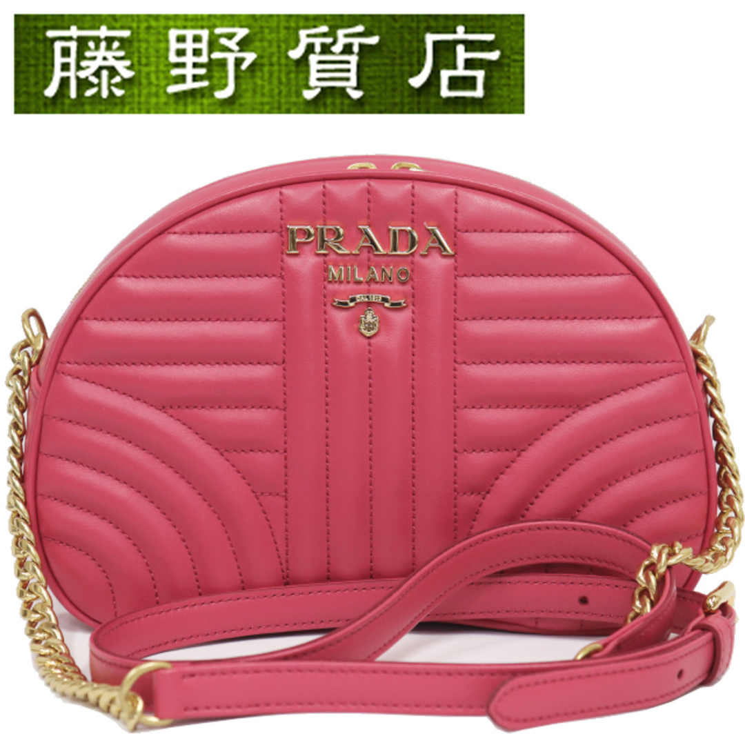 PRADA - （美品）プラダ PRADA チェーン ショルダー バック レザー