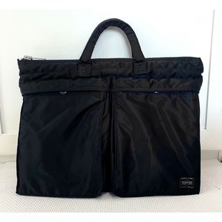 ポーター(PORTER)の【美品】PORTER ポーター タンカー ブリーフケース　黒(ビジネスバッグ)