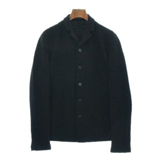 エンポリオアルマーニ(Emporio Armani)のEMPORIO ARMANI テーラードジャケット 44(S位) 黒 【古着】【中古】(テーラードジャケット)