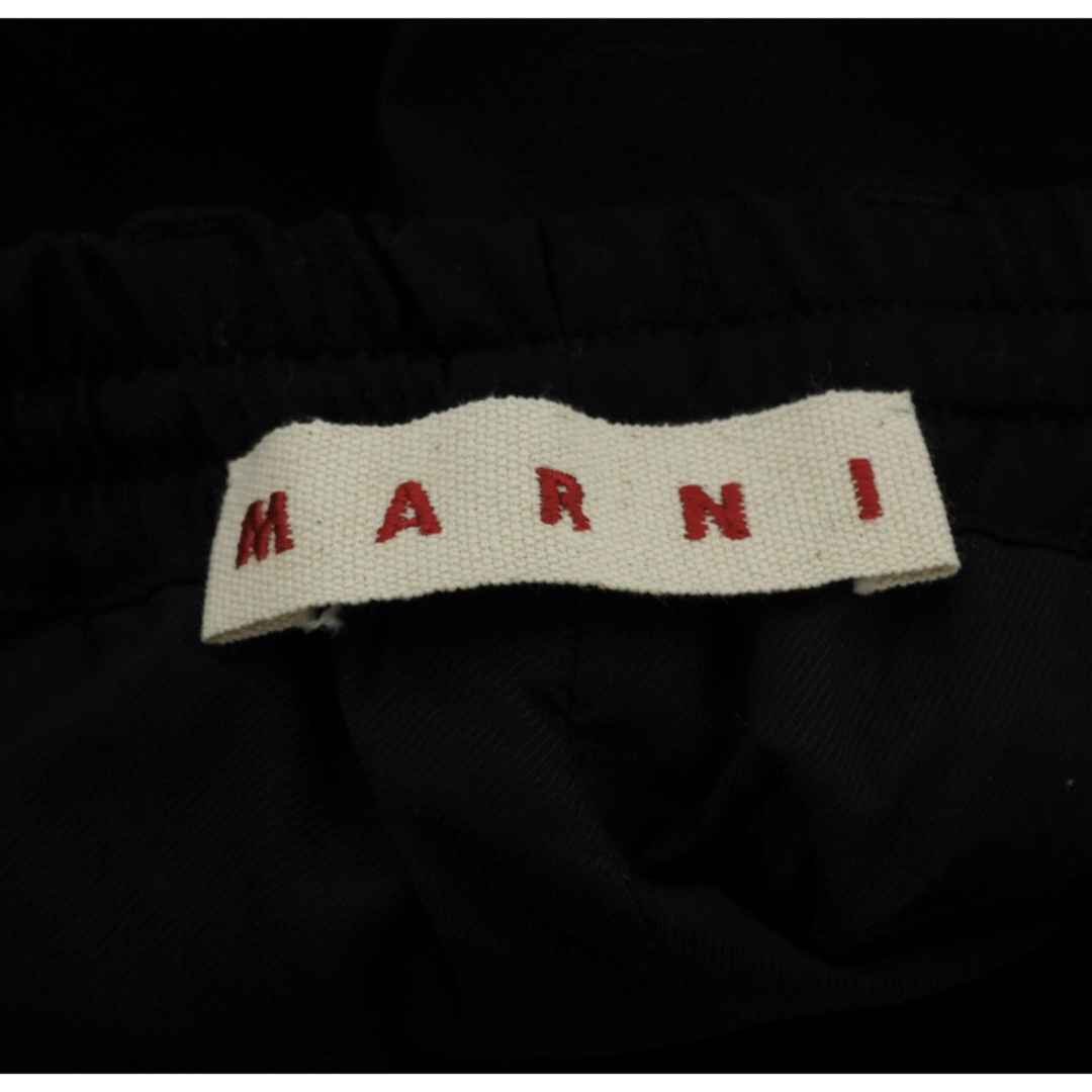 Marni(マルニ)のMARNI 22AWトロピカルウールイージーパンツ スラックス 48 黒 メンズのパンツ(スラックス)の商品写真