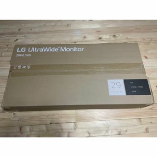 エルジーエレクトロニクス(LG Electronics)の【新品未開封】LG モニター ディスプレイ 29WL500-B 29インチ(ディスプレイ)