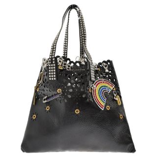 マークバイマークジェイコブス(MARC BY MARC JACOBS)のMARC BY MARC JACOBS マーク バイ マーク ジェイコブス Laser Cut Embellished Wingman Tote レザー カットアンベリッシュド ウィングマン スタッズ トートバッグ ブラック(トートバッグ)