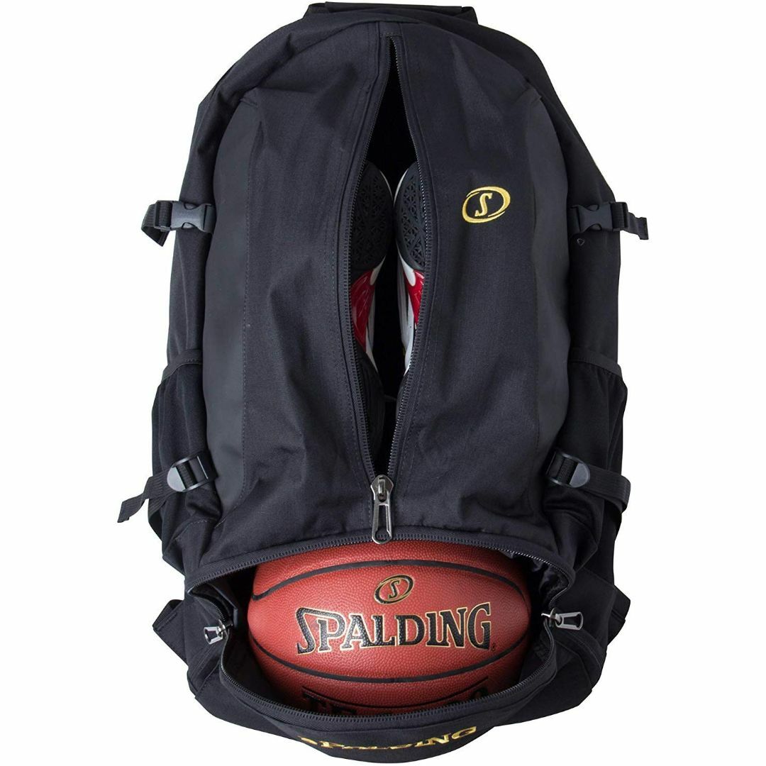 【色: ブラック/シルバー】SPALDING(スポルディング) バスケット リュ