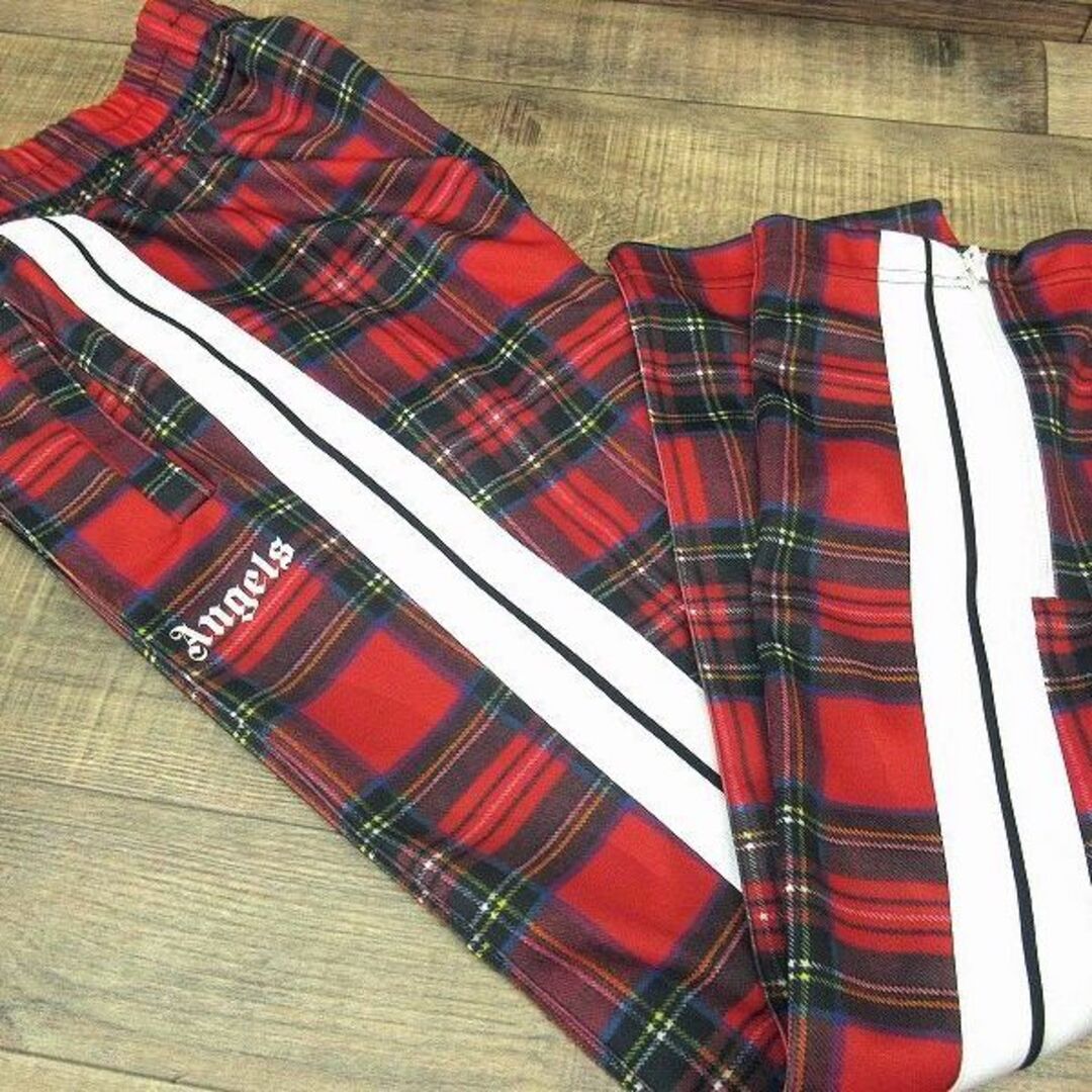 palm angels トラックパンツ レッド