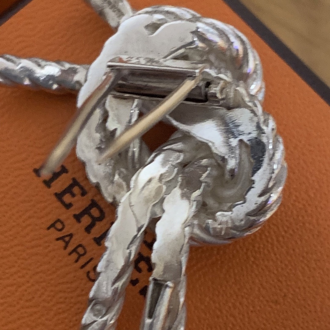 超希少 HERMES Vintage ブローチ SV925-