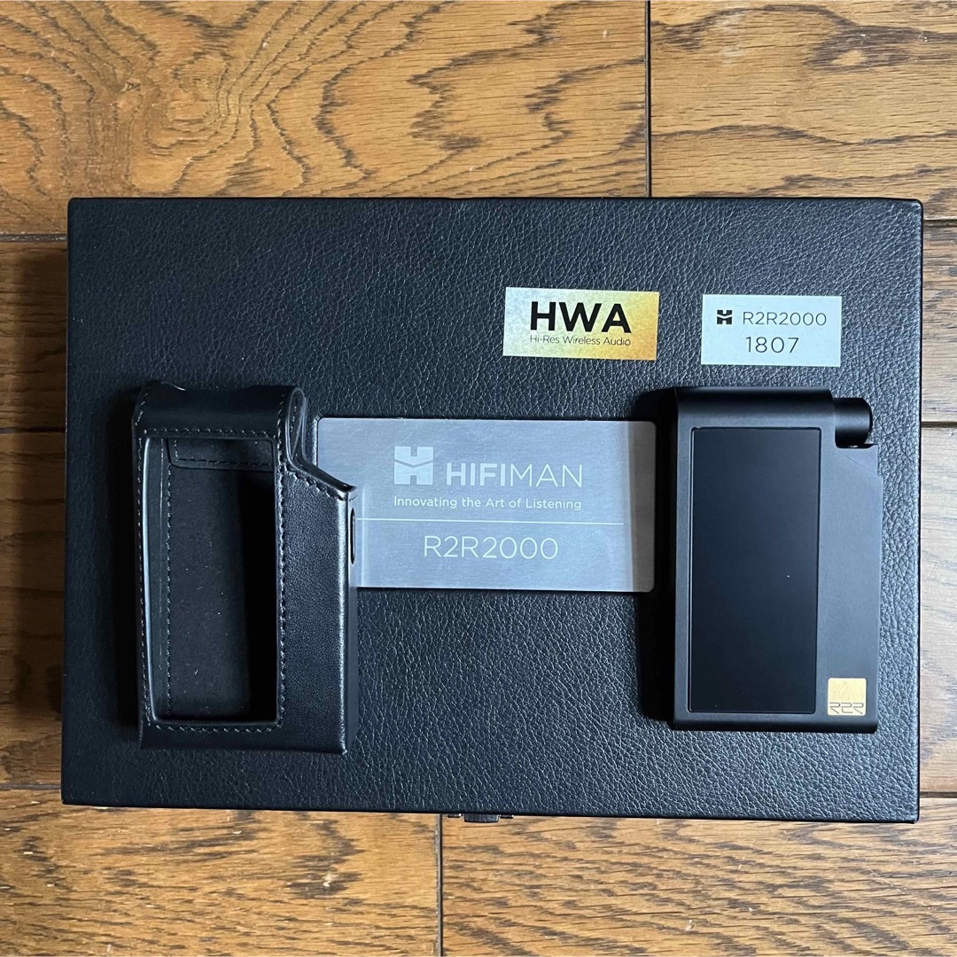 美品 HiFiMAN R2R2000 ブラック レザーケース付 バッテリー交換済の 美品 HiFiMAN R2R2000 ブラック レザーケース付 バッテリー交換済の