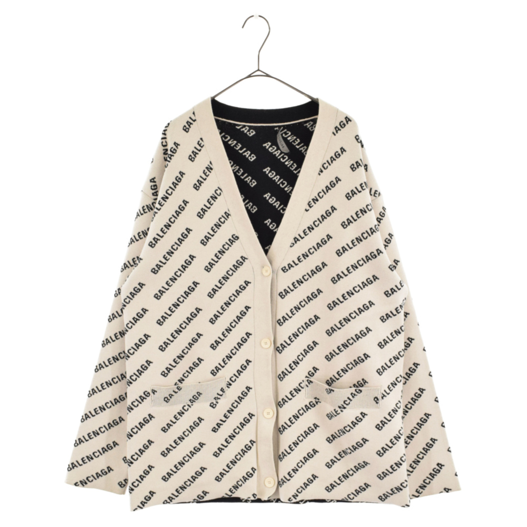 Balenciaga - BALENCIAGA バレンシアガ 22SS Allover Logo Cardigan