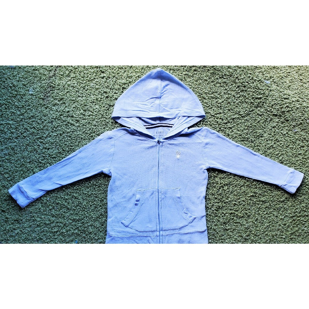 coen(コーエン)のcoen  キッズ　UVカットパーカー　100 キッズ/ベビー/マタニティのキッズ服男の子用(90cm~)(ジャケット/上着)の商品写真