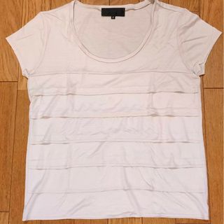 アンタイトル(UNTITLED)の【美品】アンタイトル カットソー Tシャツ トップス(Tシャツ(半袖/袖なし))