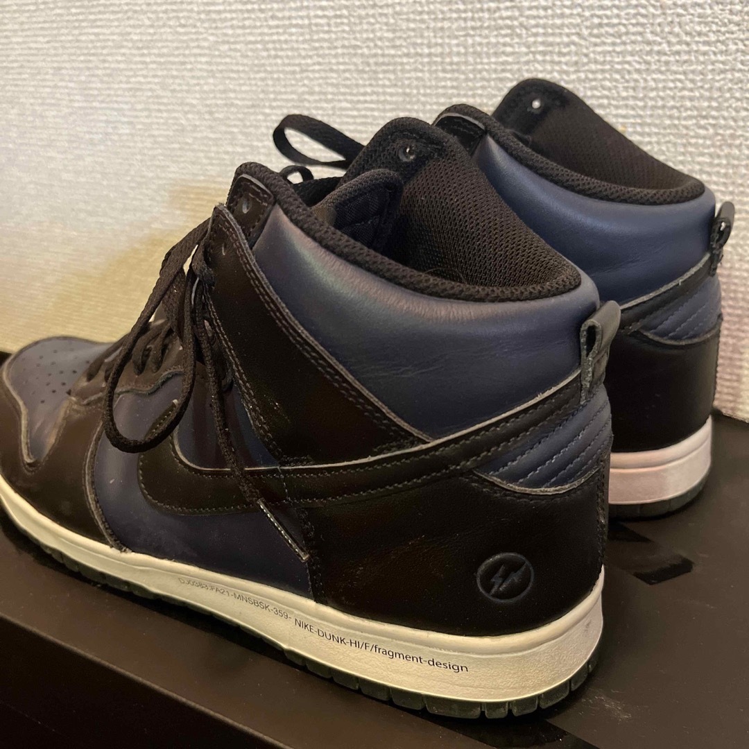 NIKE(ナイキ)の【引越しのため最終価格】 NIKE DUNK HI / F 26  フラグメント メンズの靴/シューズ(スニーカー)の商品写真