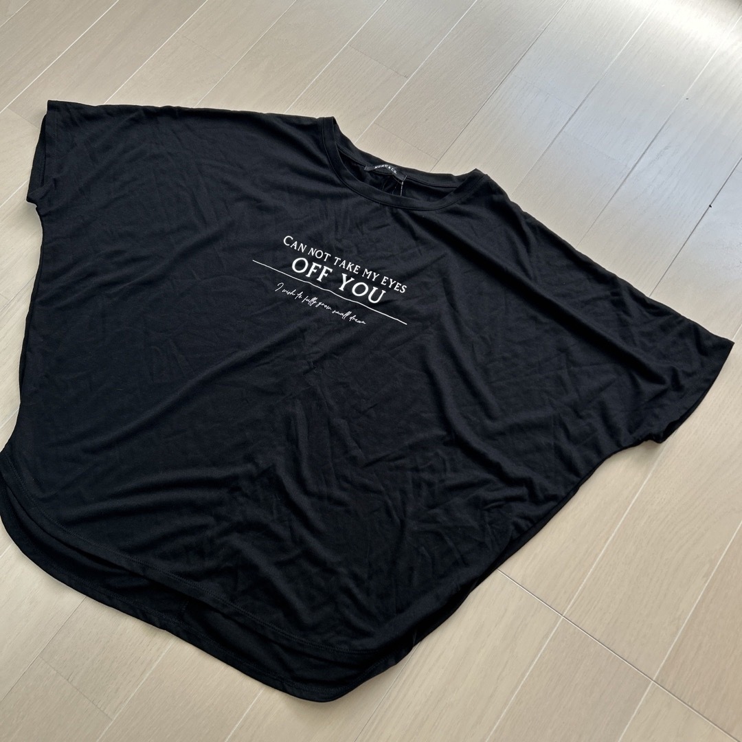 しまむら(シマムラ)のしまむら　MUMU クルーネックロゴT  L レディースのトップス(Tシャツ(半袖/袖なし))の商品写真