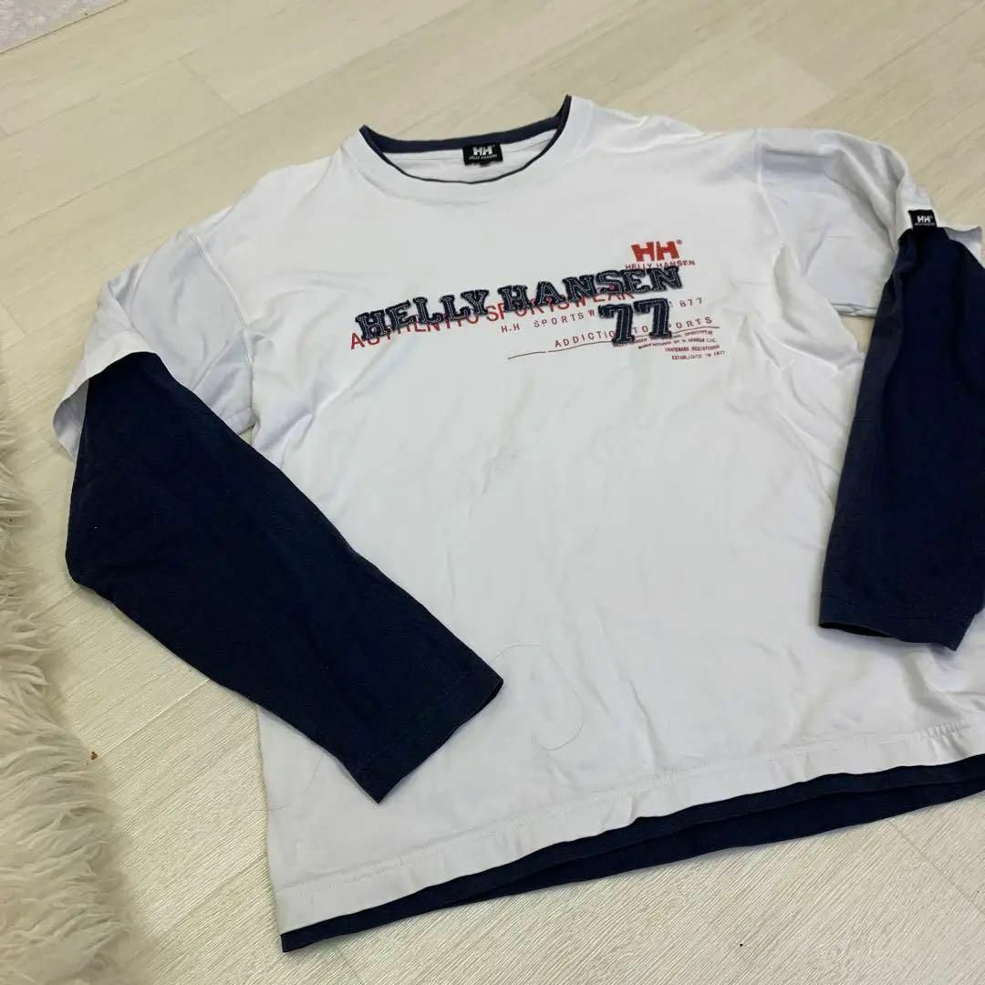 HELLY HANSEN(ヘリーハンセン)のHELLY HANSEN 長袖シャツ　sizeL メンズのトップス(Tシャツ/カットソー(半袖/袖なし))の商品写真