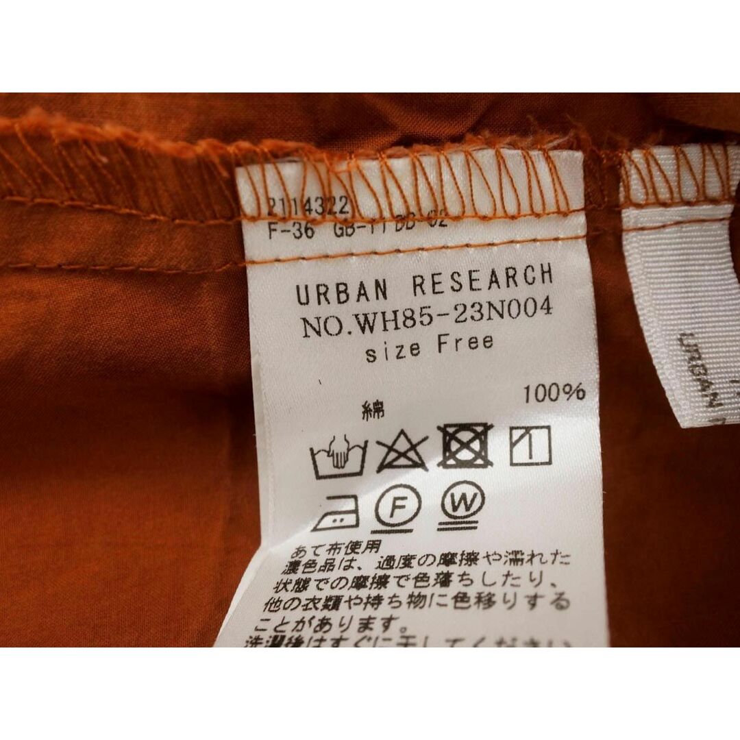 URBAN RESEARCH(アーバンリサーチ)のアーバンリサーチ アイテムズ ノースリーブ ブラウス シャツ sizeF/茶 ■◆ レディース レディースのトップス(シャツ/ブラウス(半袖/袖なし))の商品写真