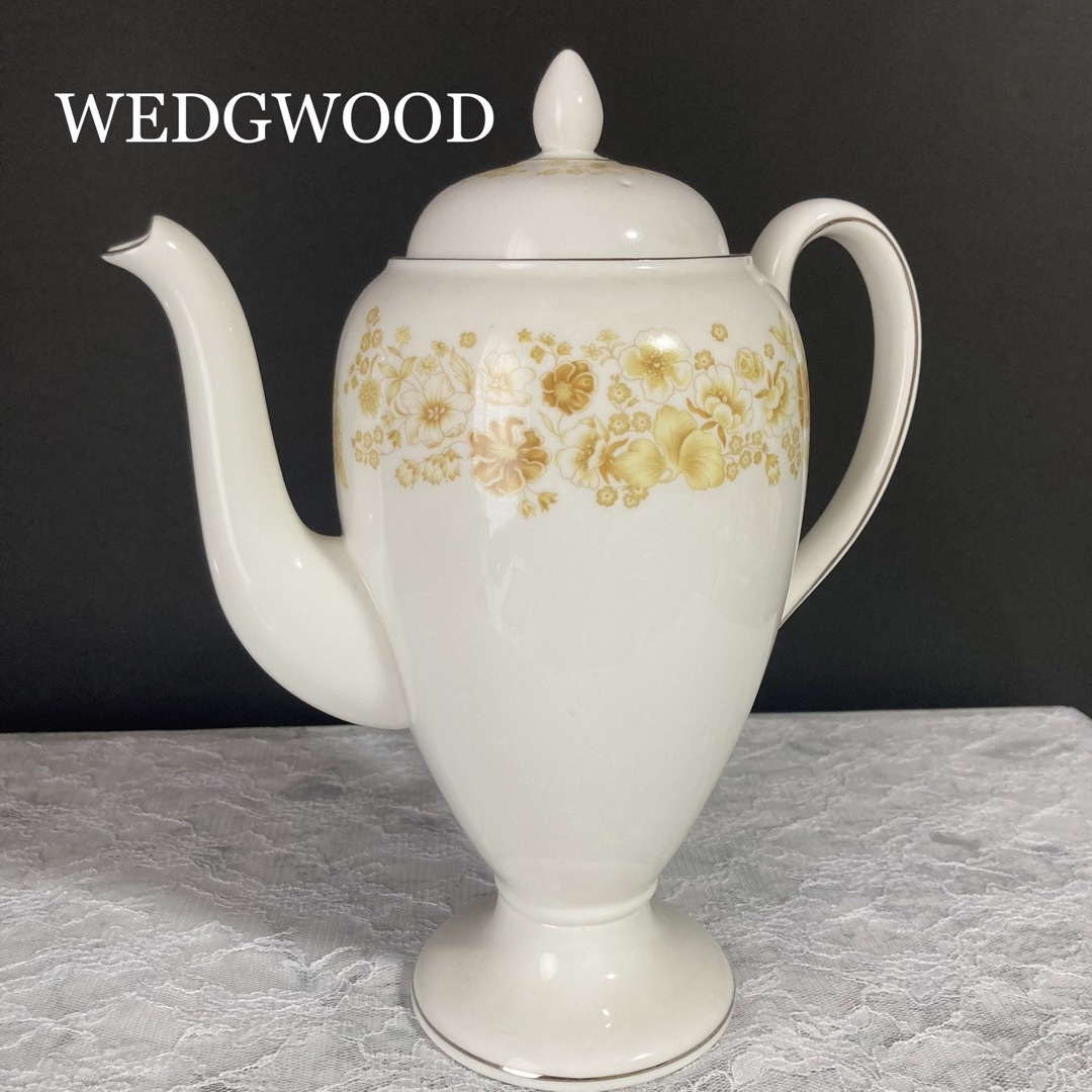 ビンテージウェッジウッド  WEDGWOOD ミモザ コーヒーポット