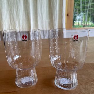 イッタラ(iittala)のiittala Sarjaton イッタラ　サルヤトン　グラス　クリア　ペア(グラス/カップ)