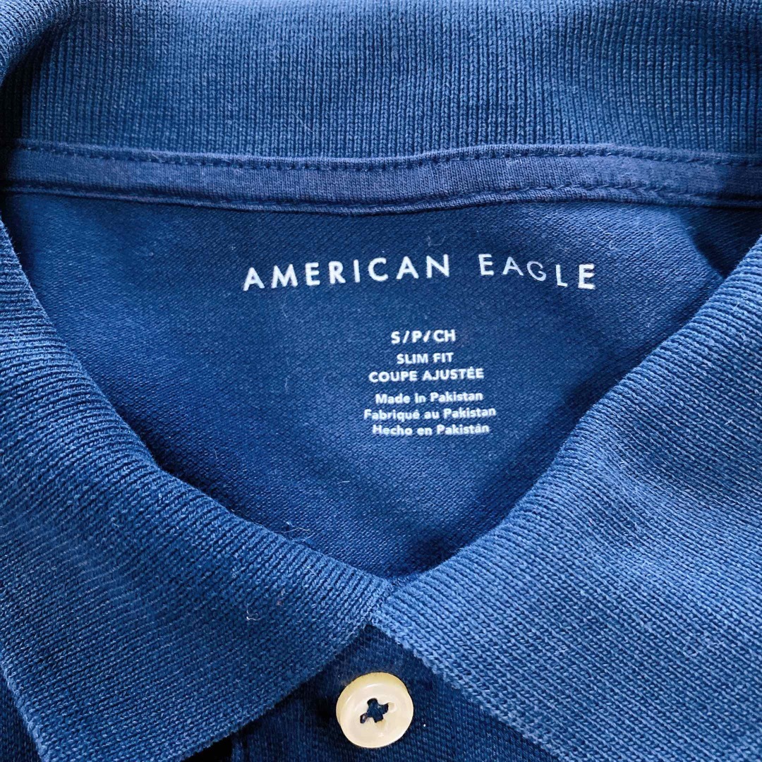 American Eagle(アメリカンイーグル)のAmerican Eagle　ポロシャツ　メンズＳサイズ メンズのトップス(ポロシャツ)の商品写真